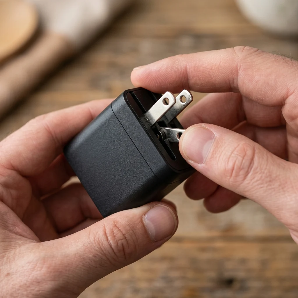 Unfold The Sturdy 90-Degree Travel Prongs